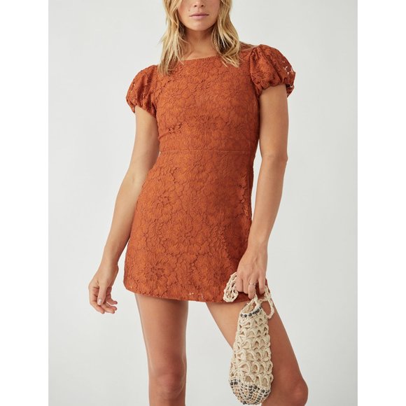 Free People Dresses & Skirts - 🎉LAST CHANCE🎉 FREE PEOPLE Hailee Lace Mini Dress / Pretty Penny